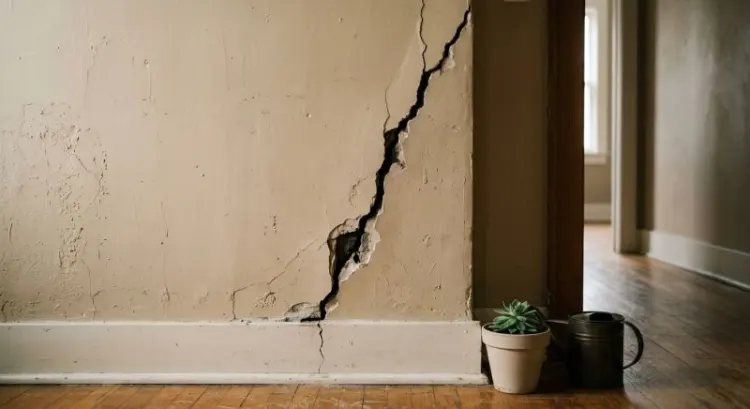 Fissures sur une maison à Roanne : causes, retrait-gonflement des argiles et prix des réparations dans le Roannais