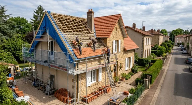 Combien coûte le remplacement d'une toiture à Roanne ? Prix au m², types de couverture et aides 2026